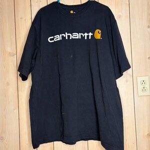 Carhartt Black Short-Sleeve Logo Tee